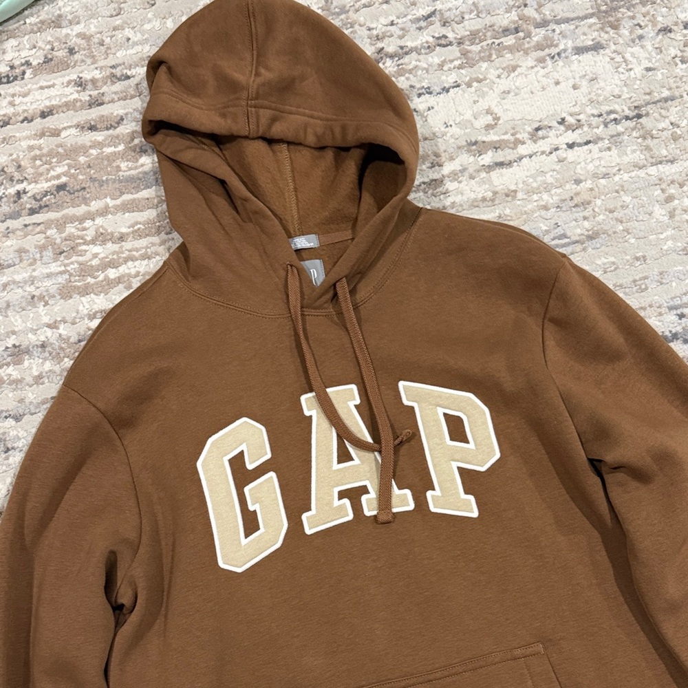GAP Hoodie in Rich Brown - Picture 2 of 8